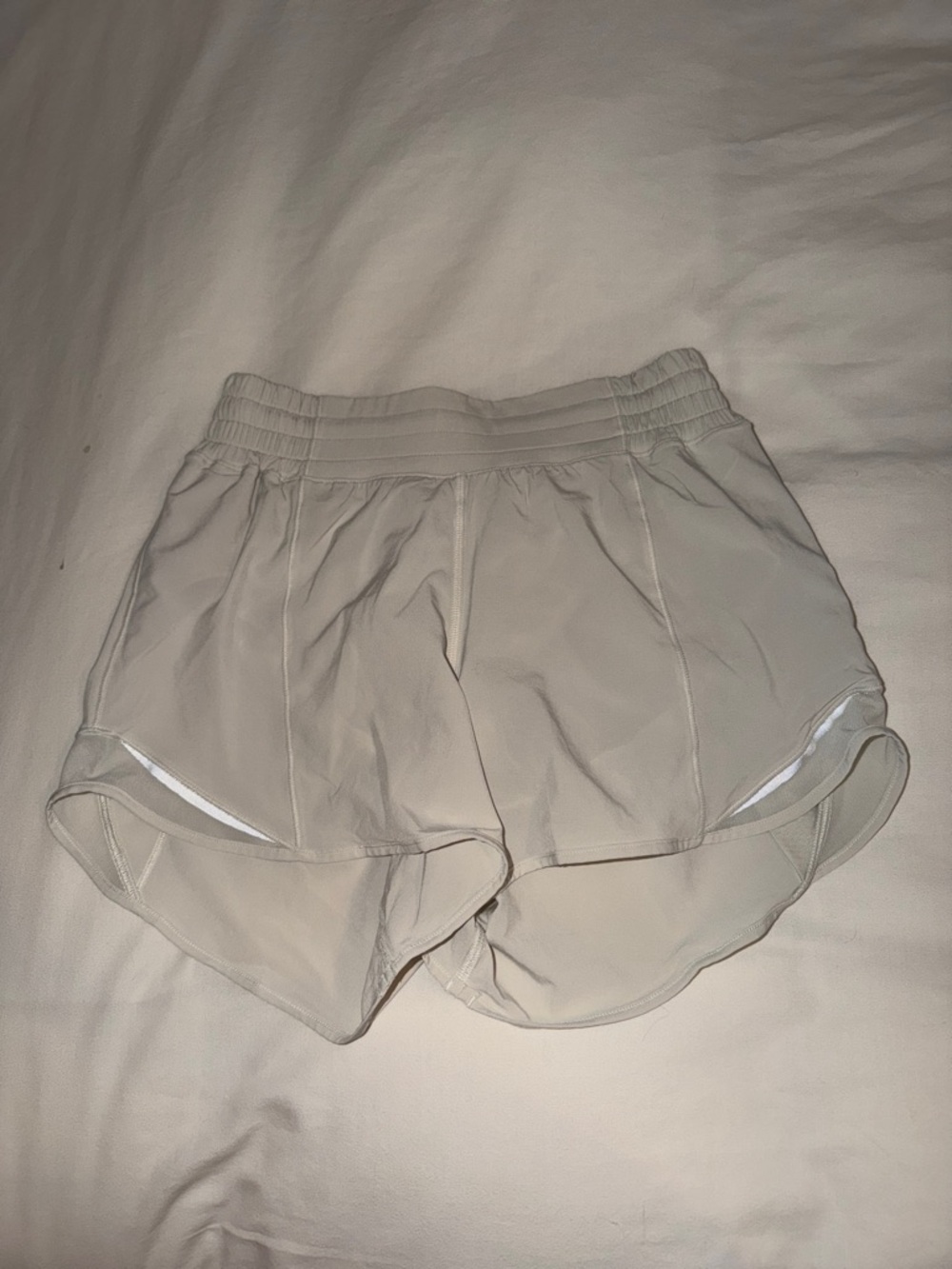lululemon Bone color HottyHot Shorts